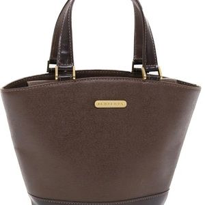 Authentic Burberry bucket tote